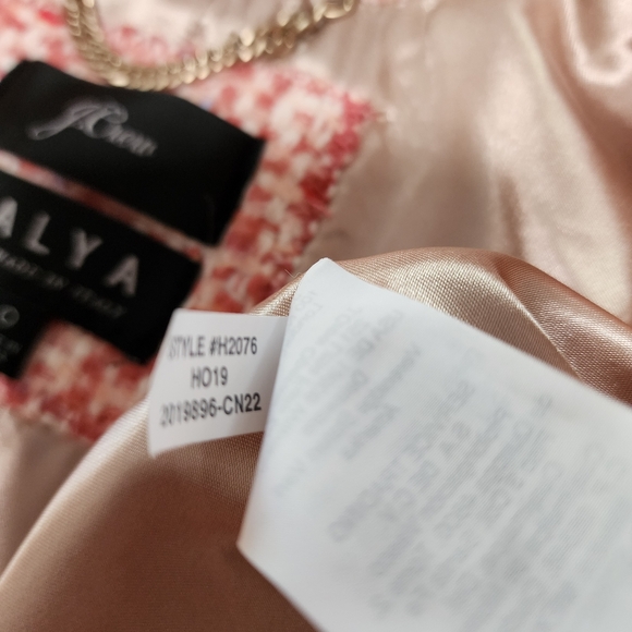 J. Crew Daphne in Italian Tweed Topcoat Faded Guava Nayla Size 0 - Picture 11 of 11